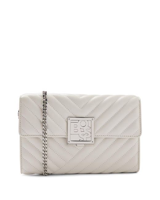 BOSS by HUGO BOSS Quilted-leather Crossbody Bag With Logo Closure in ...