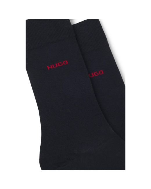 HUGO Dark Blue Men's Business Socks Size 7-13 for men