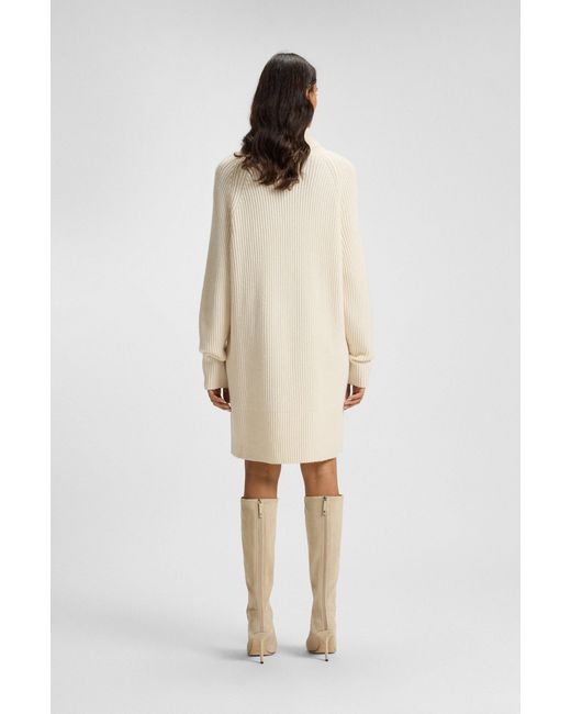 Boss White Women's Knitted Dresses Size S