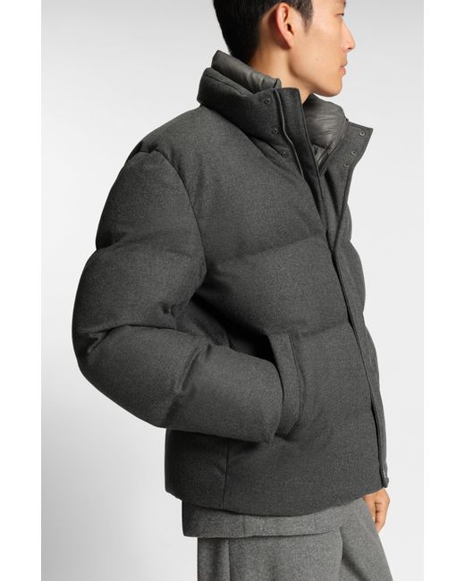 Boss Gray Grey Men's Down Jackets Size 40r for men
