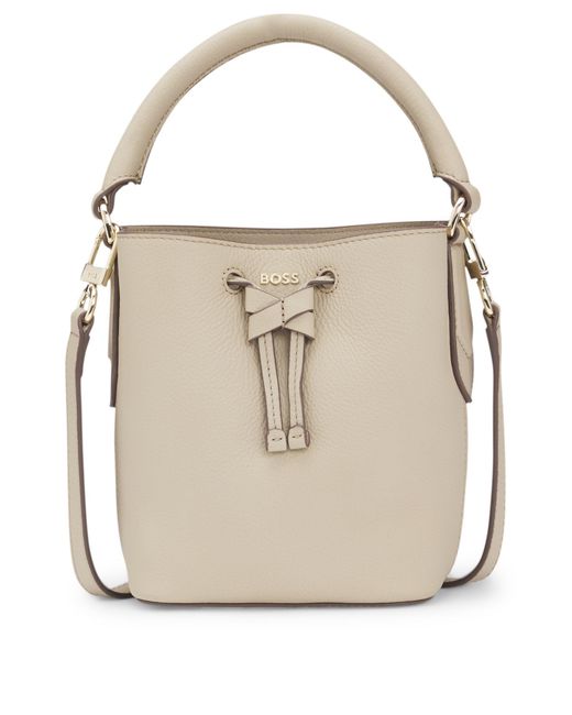 Borsa A Secchiello di Boss in Natural