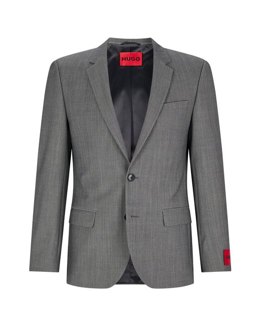 BOSS by HUGO BOSS Patterned Slimfit Suit In A Performancestretch Wool