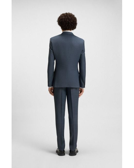 HUGO Zweiteiliger Extra Slim-Fit Anzug Aus Performance-Stretch-Gewebe in Blue für Herren