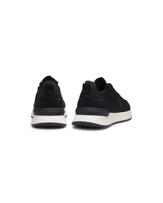 Boss Black Sock Trainers With Double B Monogram