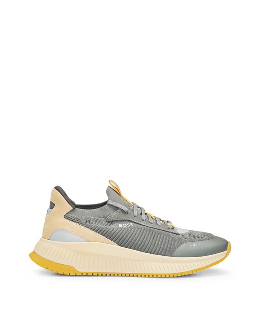 Boss Multicolor Ttnm Evo Trainers With Knitted Upper for men