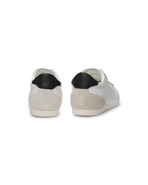 Boss White Low-Top Trainers