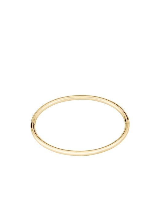 Boss Metallic Tone Bangle With Logo Detail