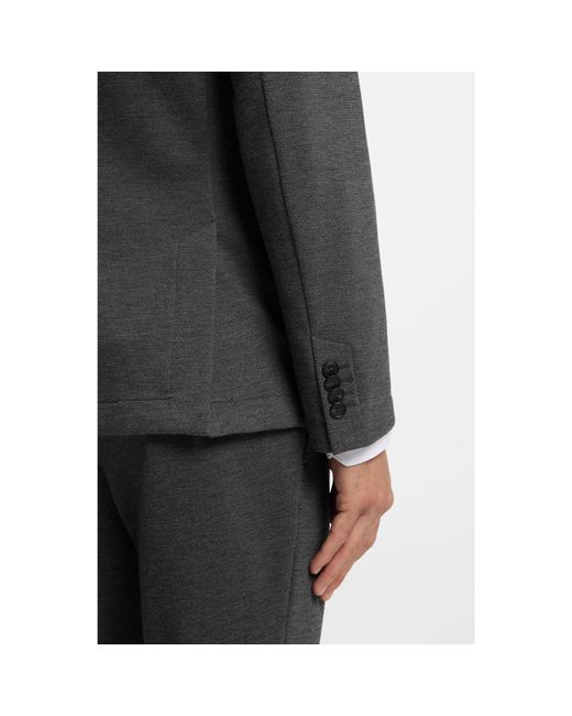 Boss Gray Slim-Fit Blazer for men