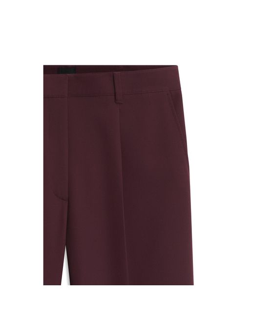 Boss Purple Wide-Leg Trousers