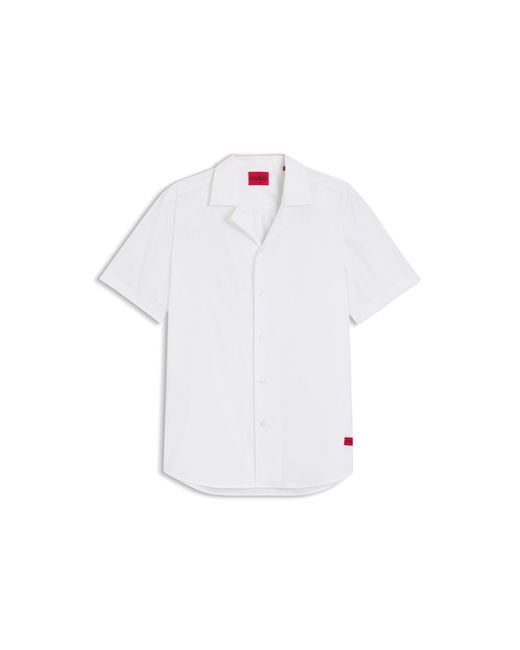 HUGO White Relaxed-Fit Shirt for men