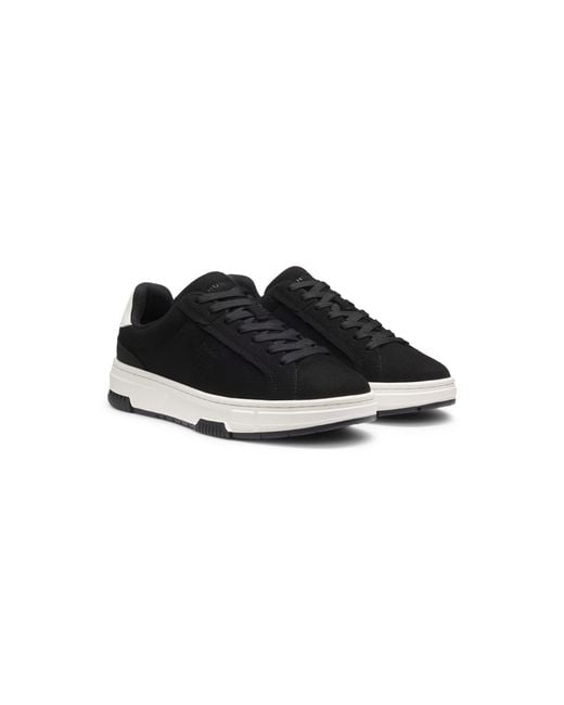 HUGO Black Low-Top Trainers for men
