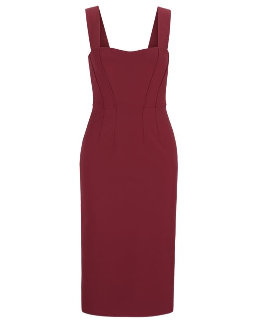 Boss Red Extra-slim-fit Dress In Performance-stretch Fabric