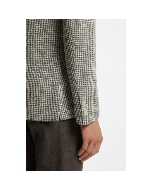 Boss Gray Slim-Fit Jacket for men