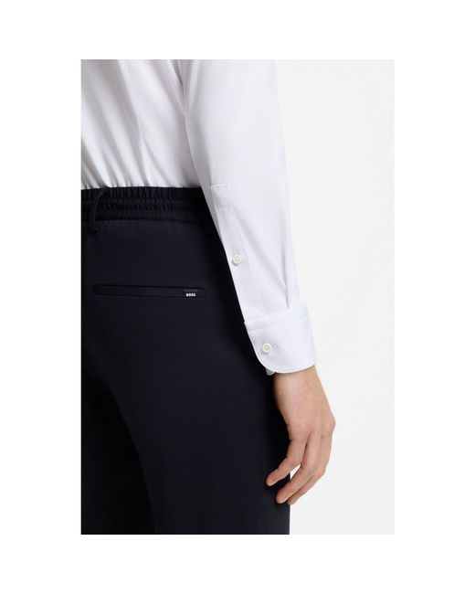 Boss White Slim-Fit Shirt for men