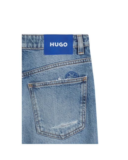 HUGO Blue Baggy-Fit Jeans