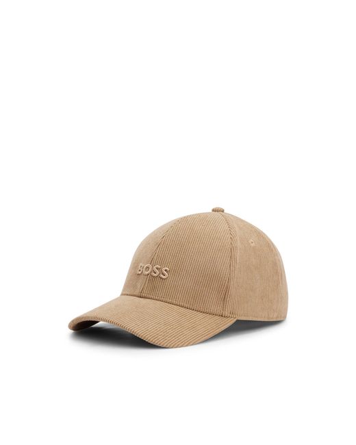 Boss Natural Logo-Embroidered Cap for men