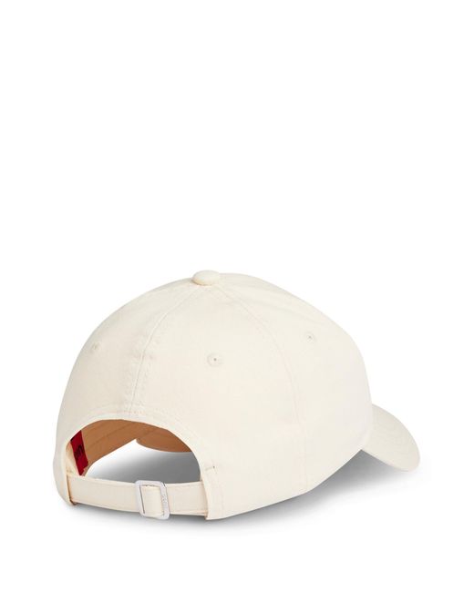 HUGO Natural Cotton-twill Cap With Embroidered Logo