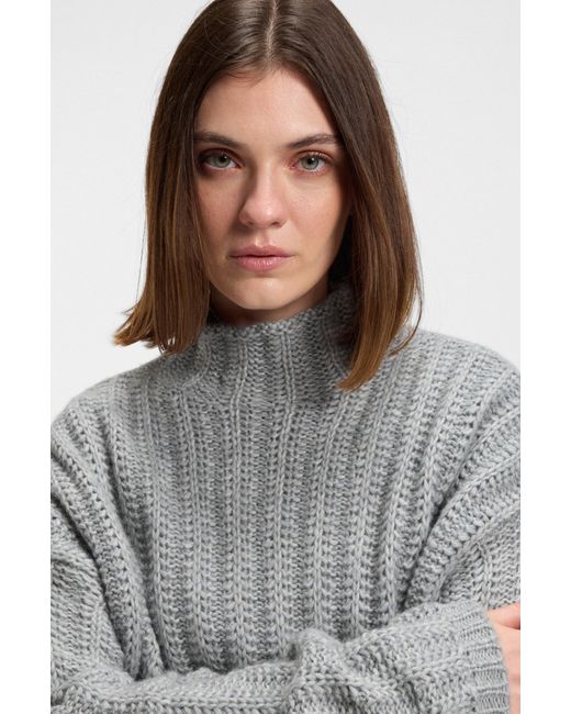 HUGO Green Grey Women's Sweaters Size S