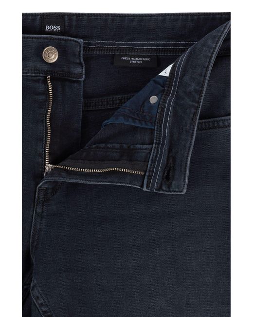 BOSS Extra-slim-fit Jeans In Super-soft Stretch Denim in Blue for Men ...