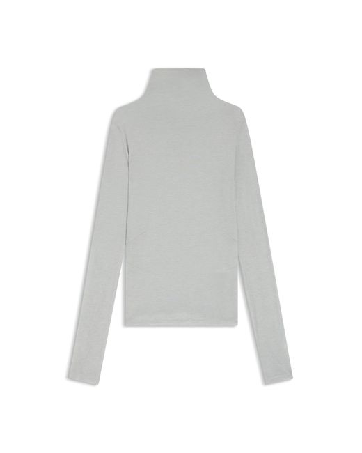 Boss Gray High-Neck Top