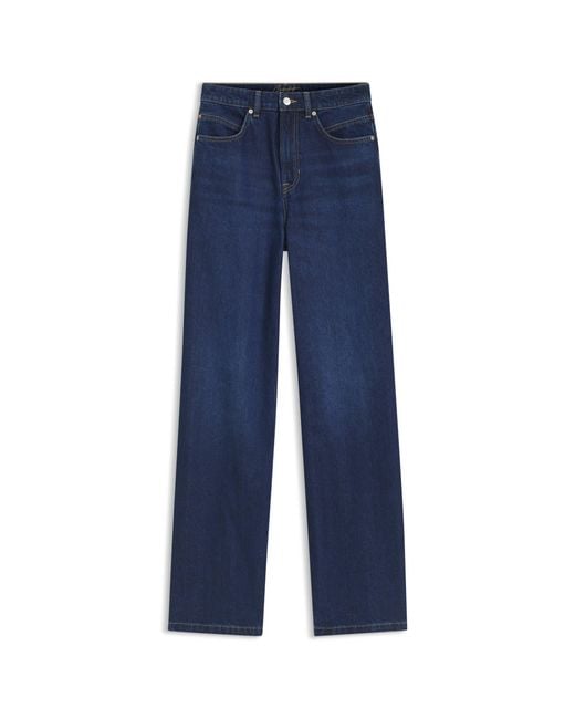 Boss Blue Wide-Leg Jeans