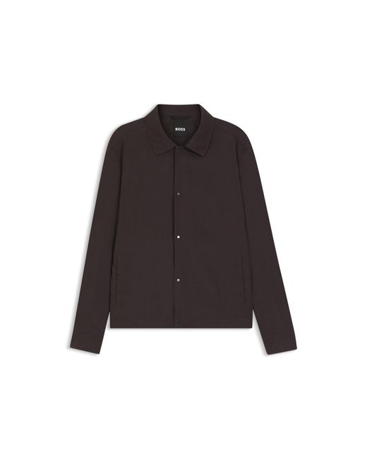 Boss Black Relaxed-Fit Overshirt for men