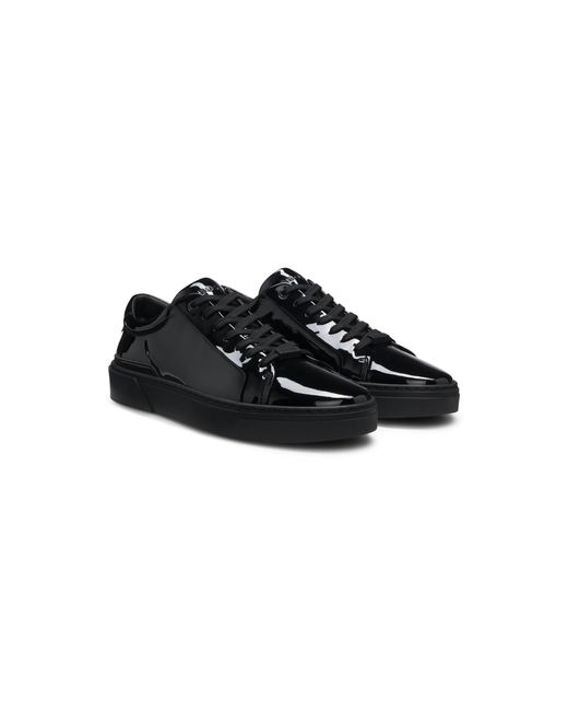 Boss Black Gary Trainers With Patent Effect for men