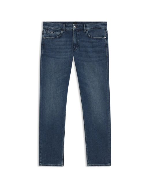 Boss Blue Delaware Slim-Fit Jeans for men