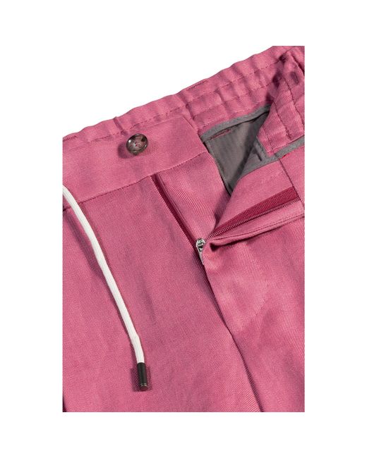 Boss Pink Tapered-Fit Shorts for men