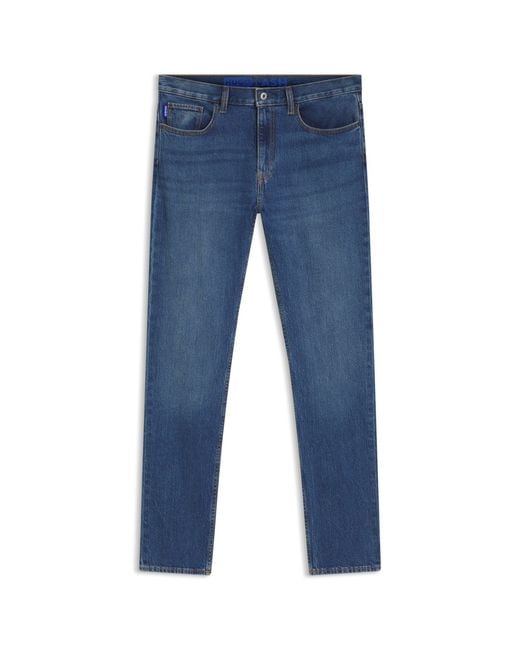 HUGO Blue Slim-Fit Jeans for men