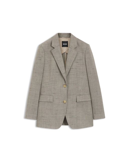 Boss Brown Regular-Fit Blazer