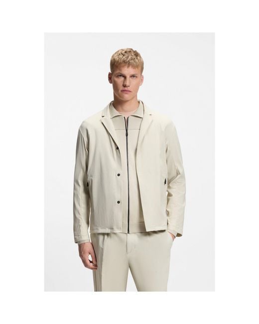 Boss Natural Regular-Fit Jacket for men