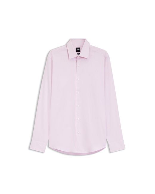 Boss Pink Regular-Fit Shirt for men