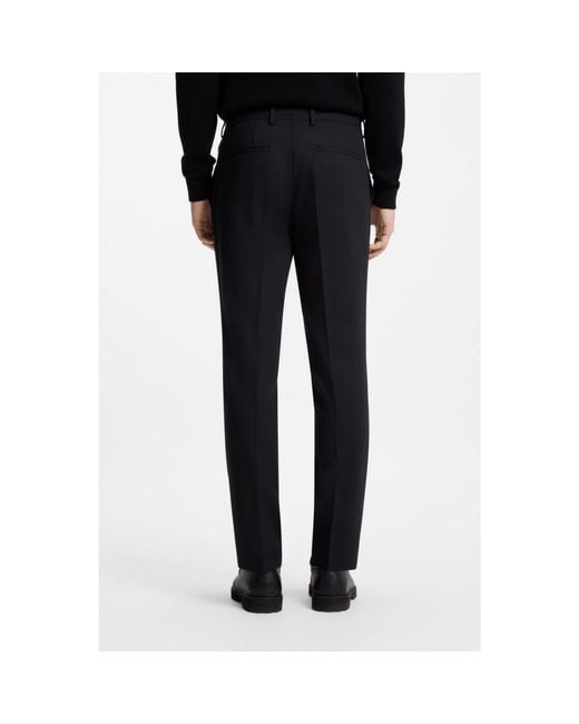 HUGO Black Two-Piece Slim-Fit Suit for men