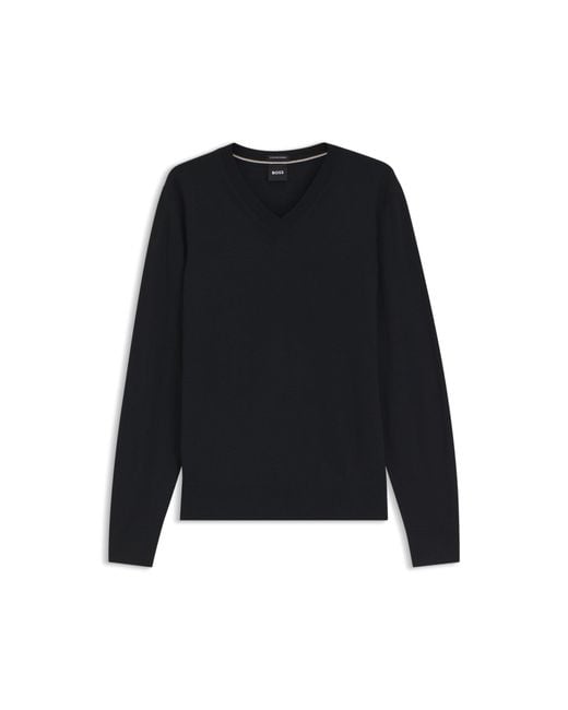 Boss Black V-Neck Sweater for men