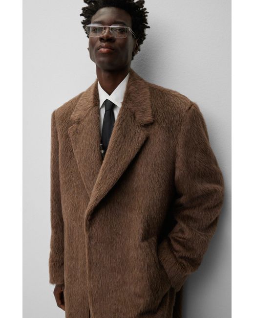 BOSS by HUGO BOSS Single breasted Regular fit Coat In Alpaca And
