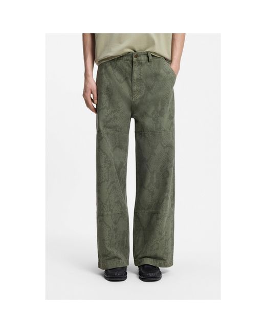 HUGO Green Baggy-Fit Trousers for men