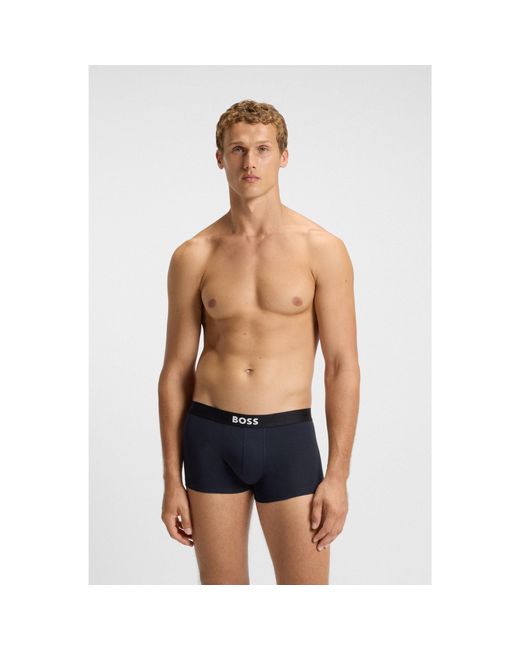 Boss Black Three-Pack Of Trunks for men