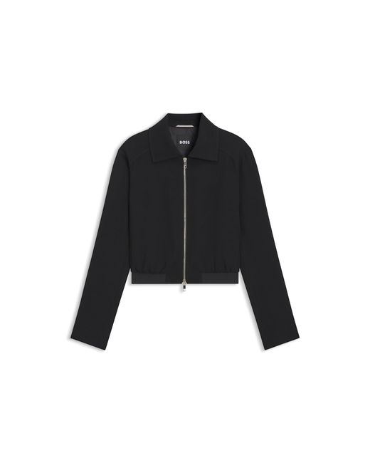 Boss Black Regular-Fit Zip-Up Jacket
