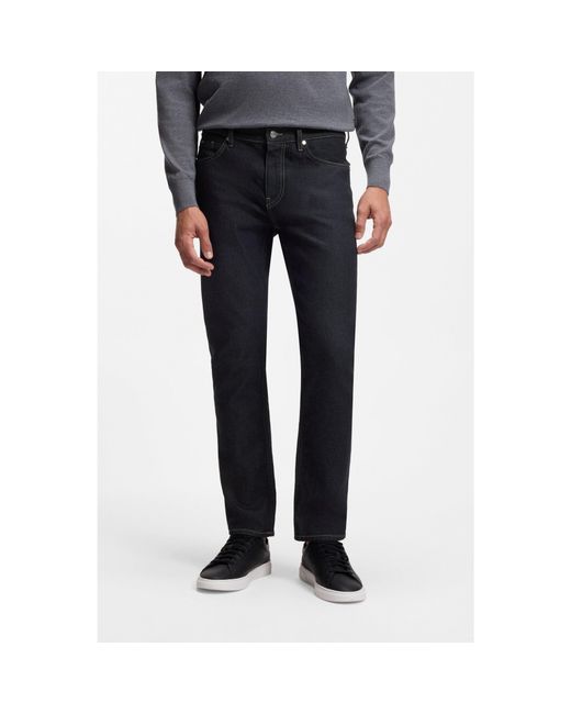 Boss Blue Delaware Slim-Fit Jeans for men