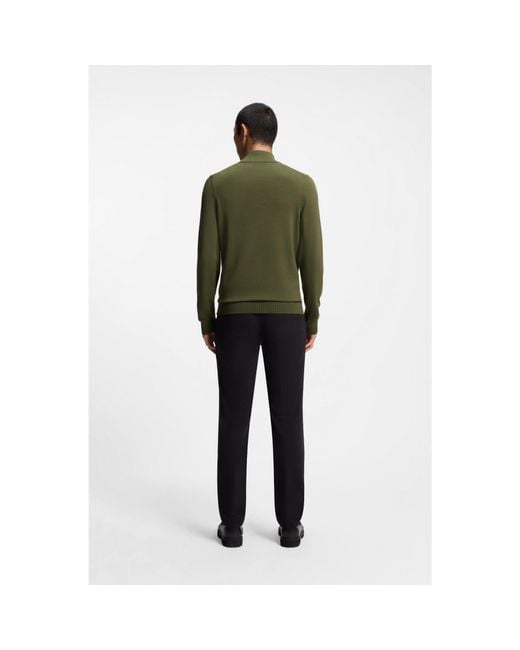 HUGO Green Slim-Fit Knitted Jacket for men