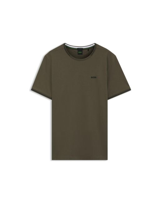 Boss Green Cotton-Piqué T-Shirt for men