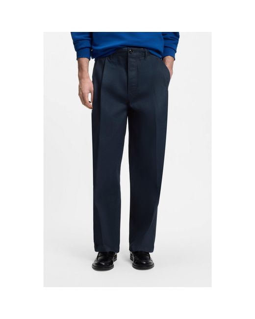 HUGO Blue Relaxed-Fit Jeans for men