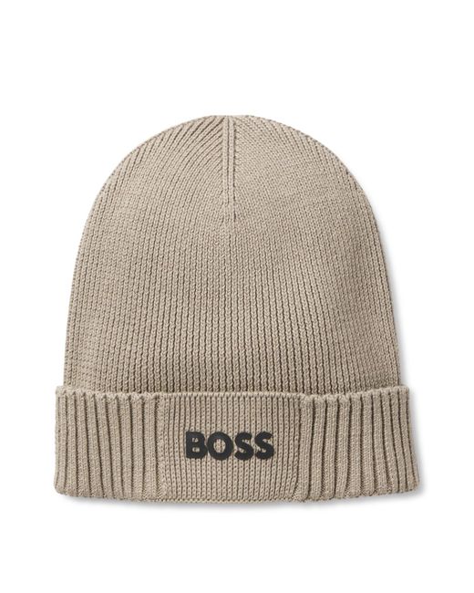 Berretto di Boss in Natural da Uomo