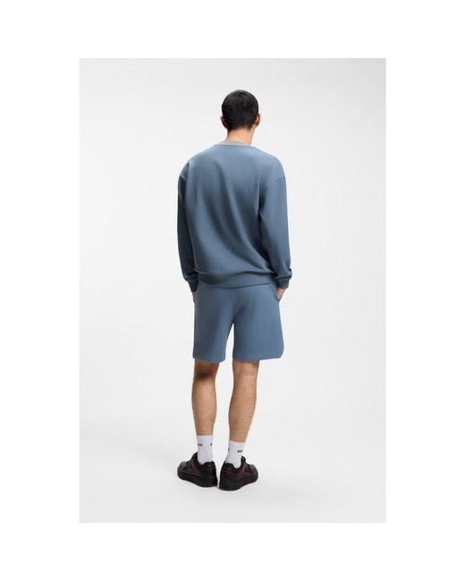 HUGO Blue X Rb Cotton-Terry Sweatshirt With Bull Motif for men