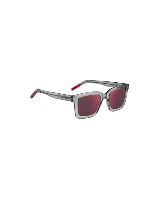 HUGO Multicolor Transparent-Acetate Sunglasses With Lenses for men