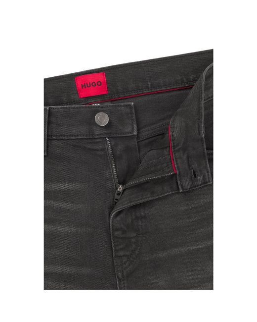 HUGO Black Slim-Fit Jeans for men