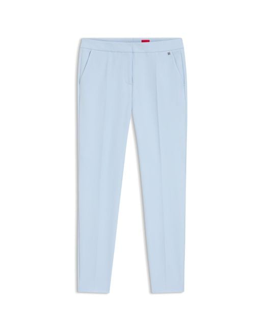 HUGO Blue Slim-Fit Trousers