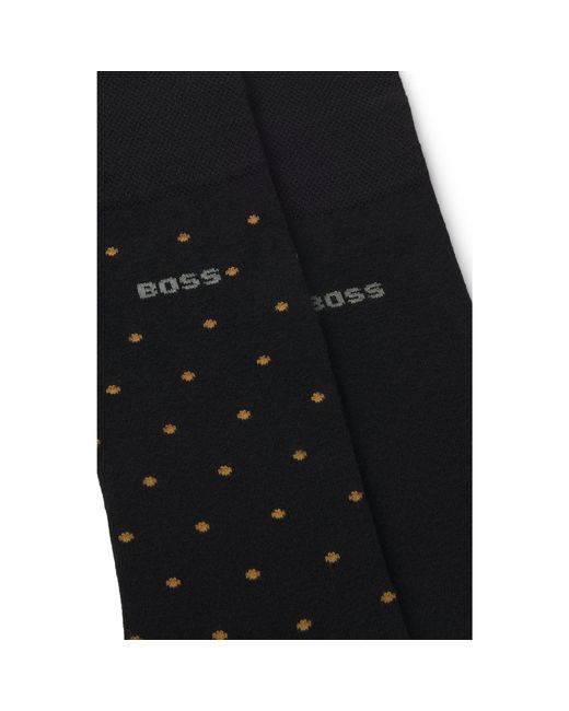 Boss Black Two-Pack Of Regular-Length Socks for men