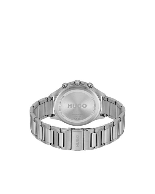 HUGO Metallic Tone Watch With Dial for men